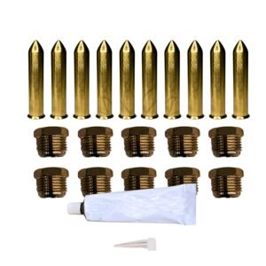 Kit de 10 Pipetas de Cobre para Colector Solar Heat Pipe