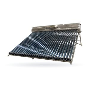 Calentador solar BTS-30 Bicentenario 380 L baja presión, vista tres cuartos